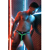 Breedwell Jockstrap Transistor Noir-Vert neon